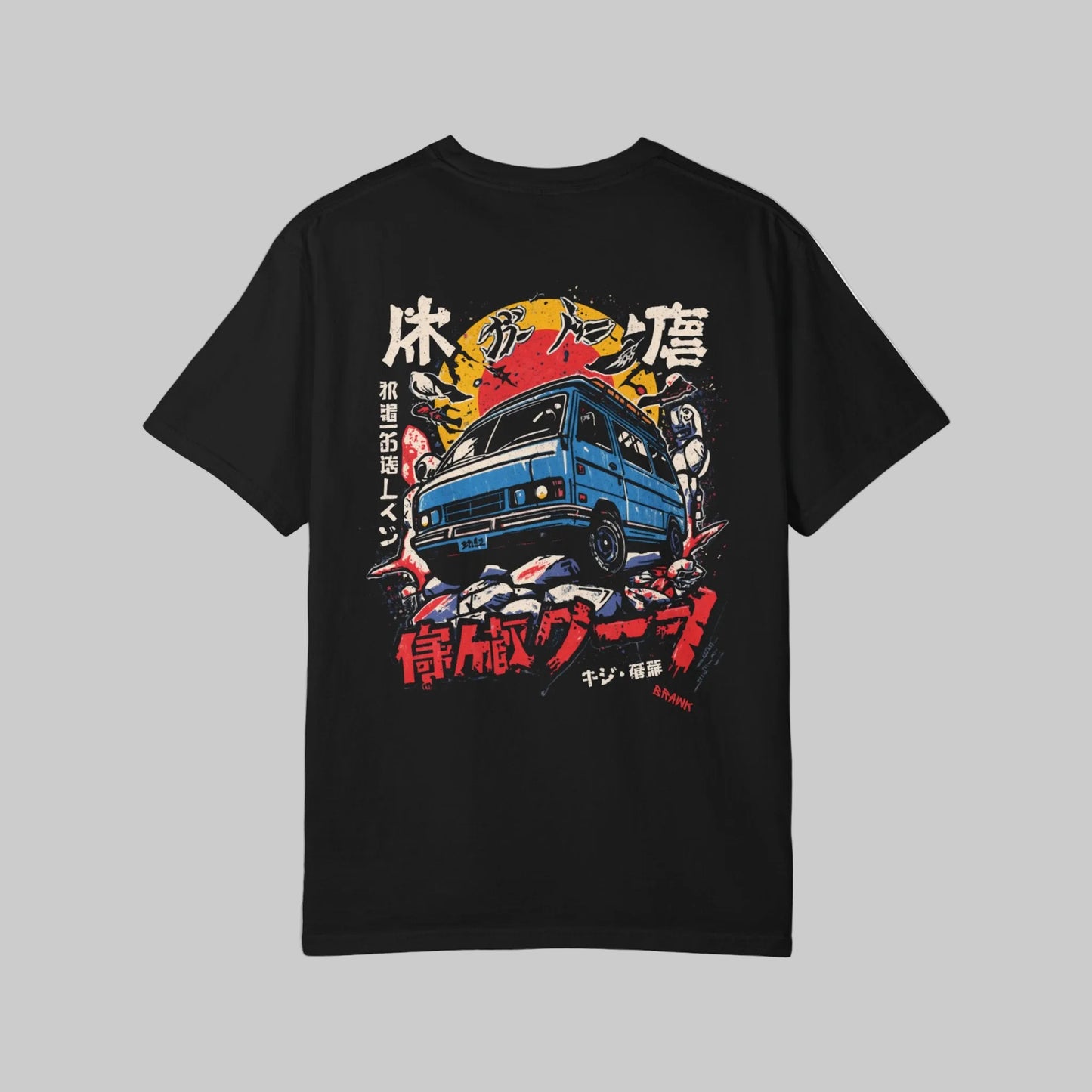 Sakura Runner – Retro Japanese Streetwear T-Shirt