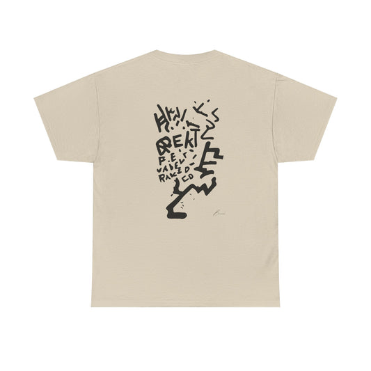 Scribbles design Premium T-Shirt (back image shown)