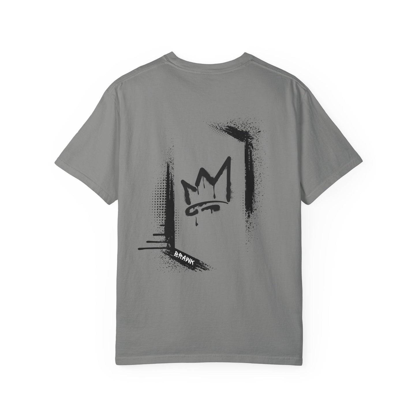 'Urban Saint' Graffiti style T-shirt black image (back image shown)