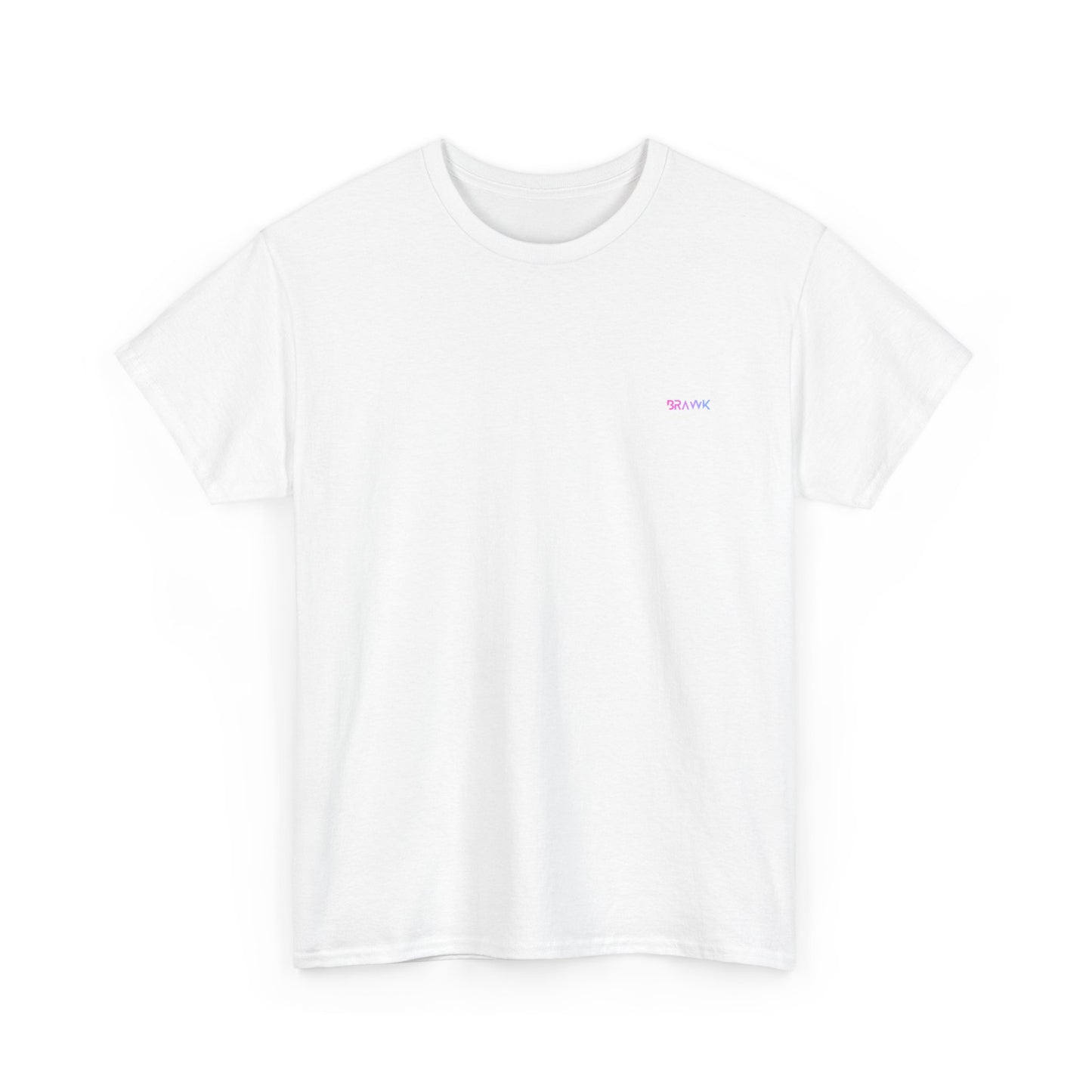 Graffiti style bright coloured image T-shirt (back image shown)