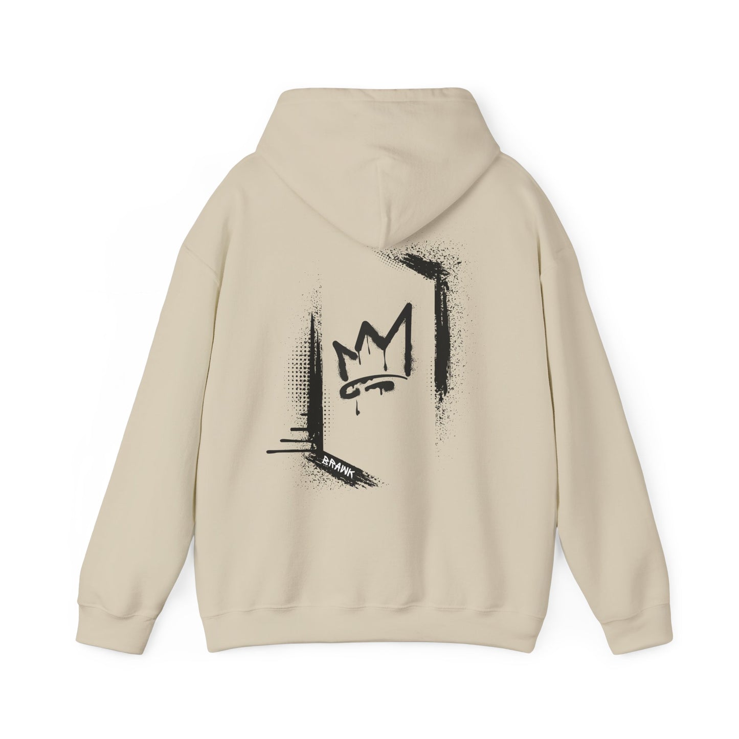 Graffiti style Hoodie black image (back image shown)