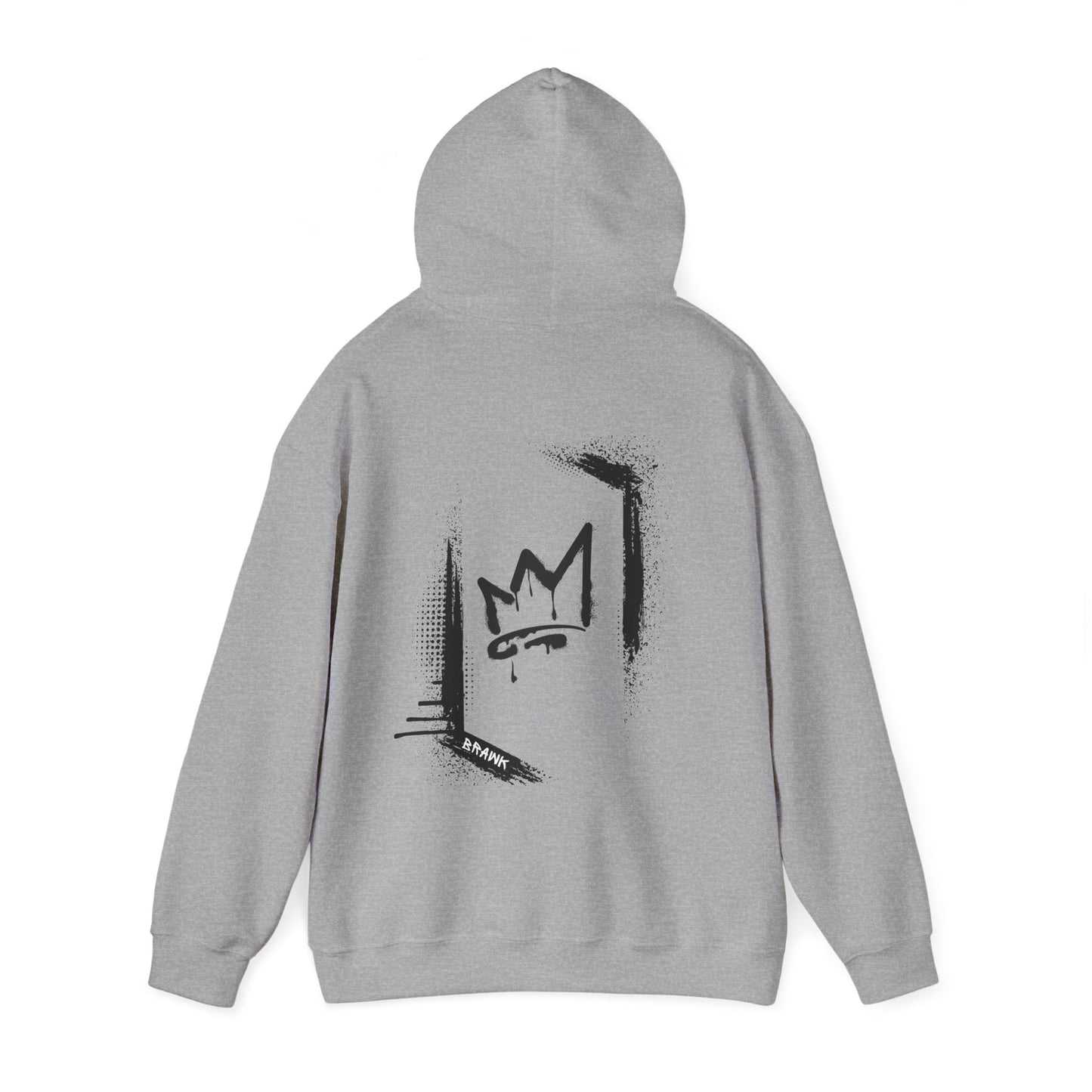 Graffiti style Hoodie black image (back image shown)