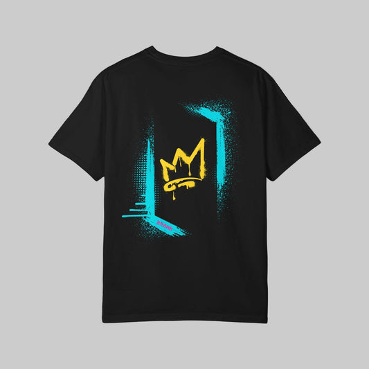 'Urban Saint' Graffiti style T-shirt (back image shown)