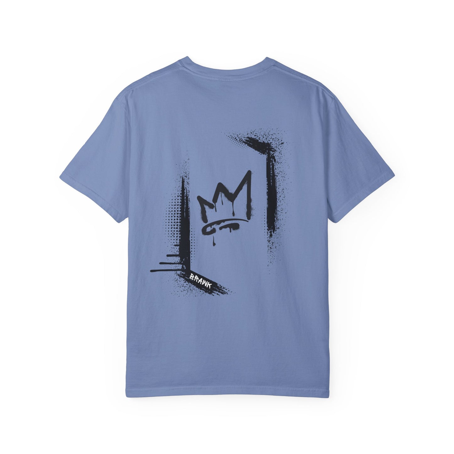'Urban Saint' Graffiti style T-shirt black image (back image shown)