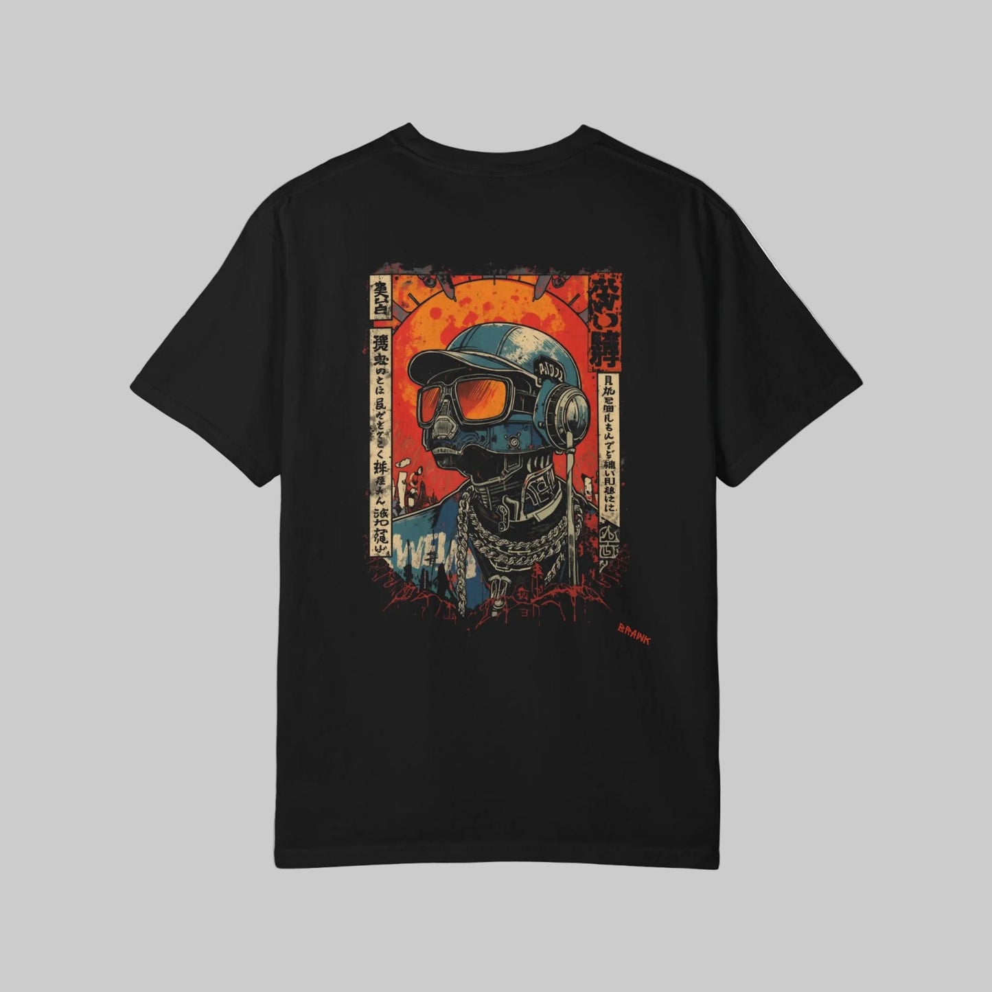 Cyber Ronin – Japanese Cyberpunk Graphic T-Shirt