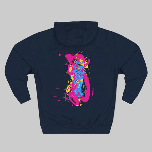 'Neonform' Graffiti Style Hoodie (Back image)
